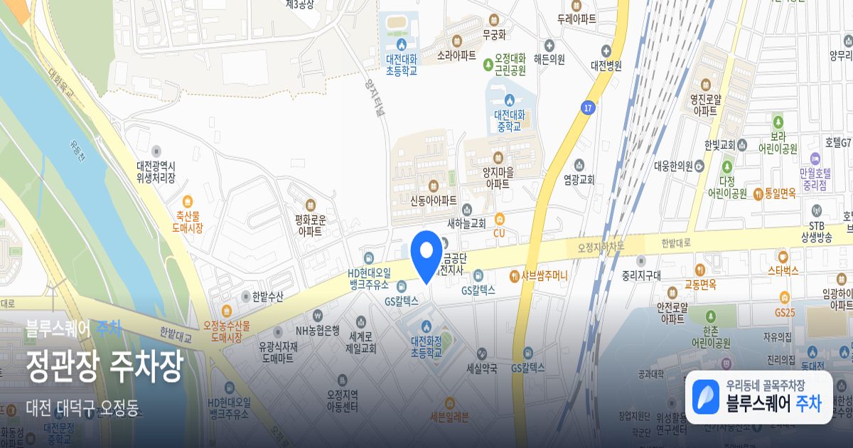 정관장 주차장 위치 지도