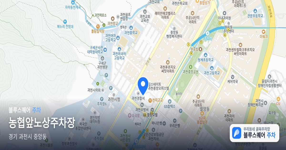 농협앞노상주차장 위치 지도