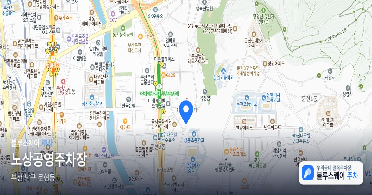 노상공영주차장 위치 지도
