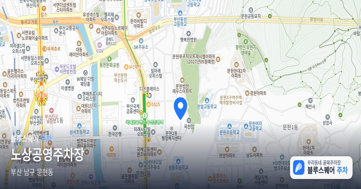 노상공영주차장 위치 지도