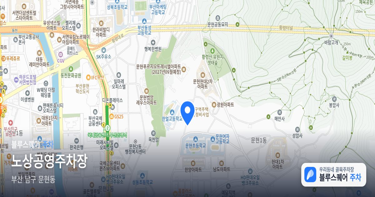 노상공영주차장 위치 지도