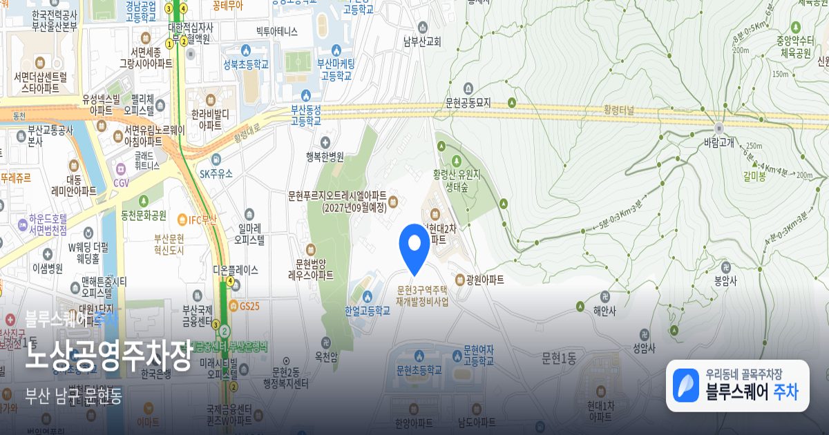 노상공영주차장 위치 지도