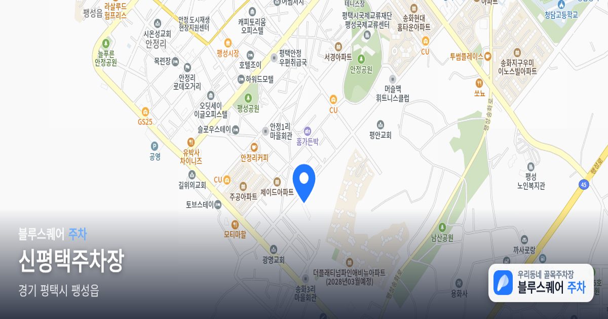신평택주차장 위치 지도