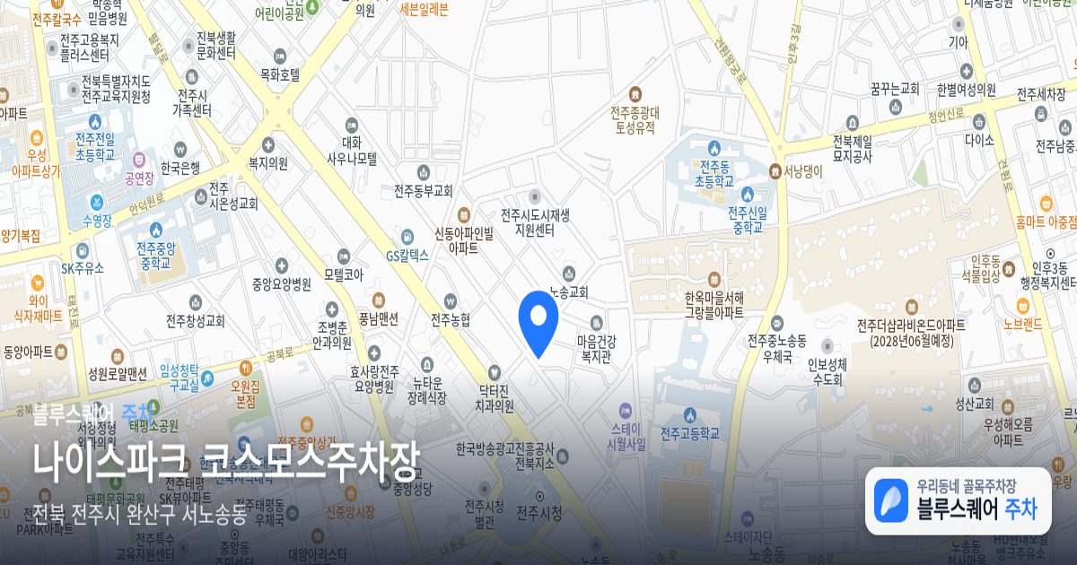 나이스파크 코스모스주차장 위치 지도