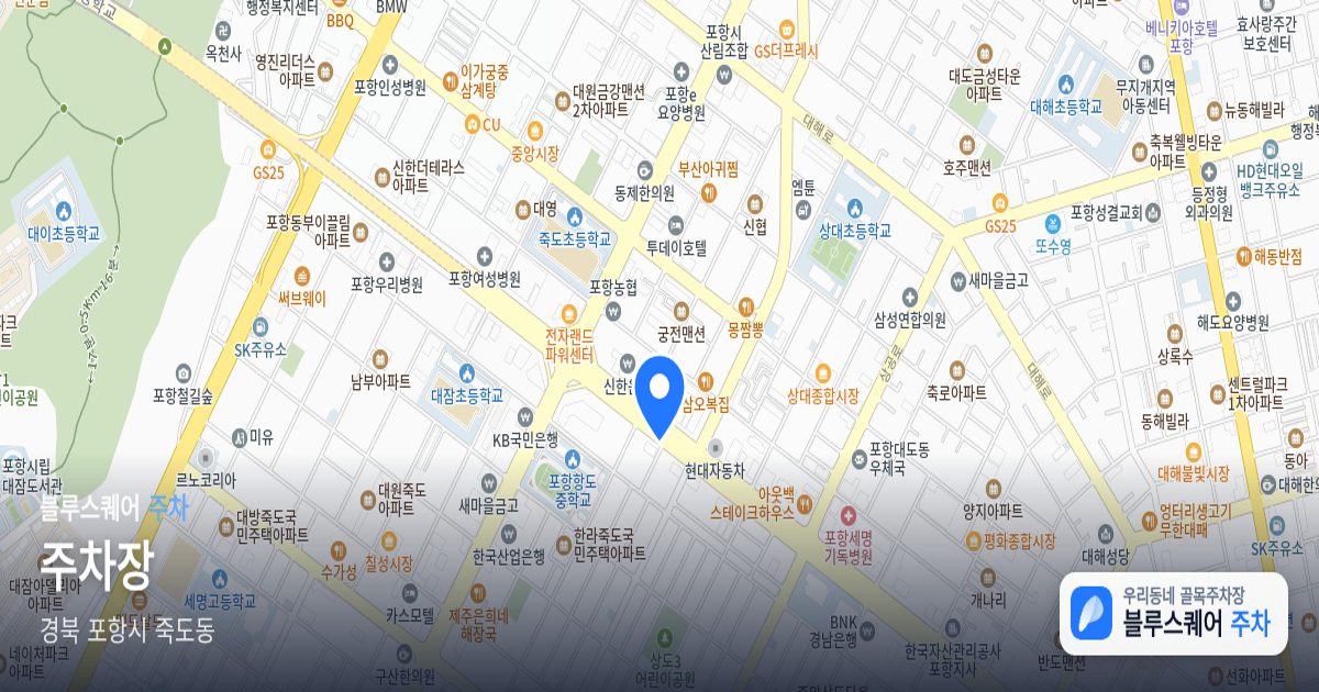 주차장 위치 지도