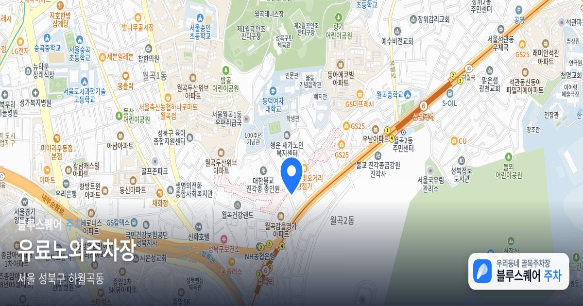 유료노외주차장 위치 지도