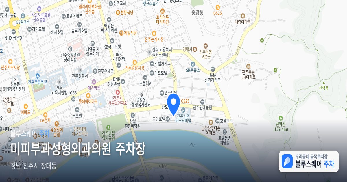 미피부과성형외과의원 주차장 위치 지도