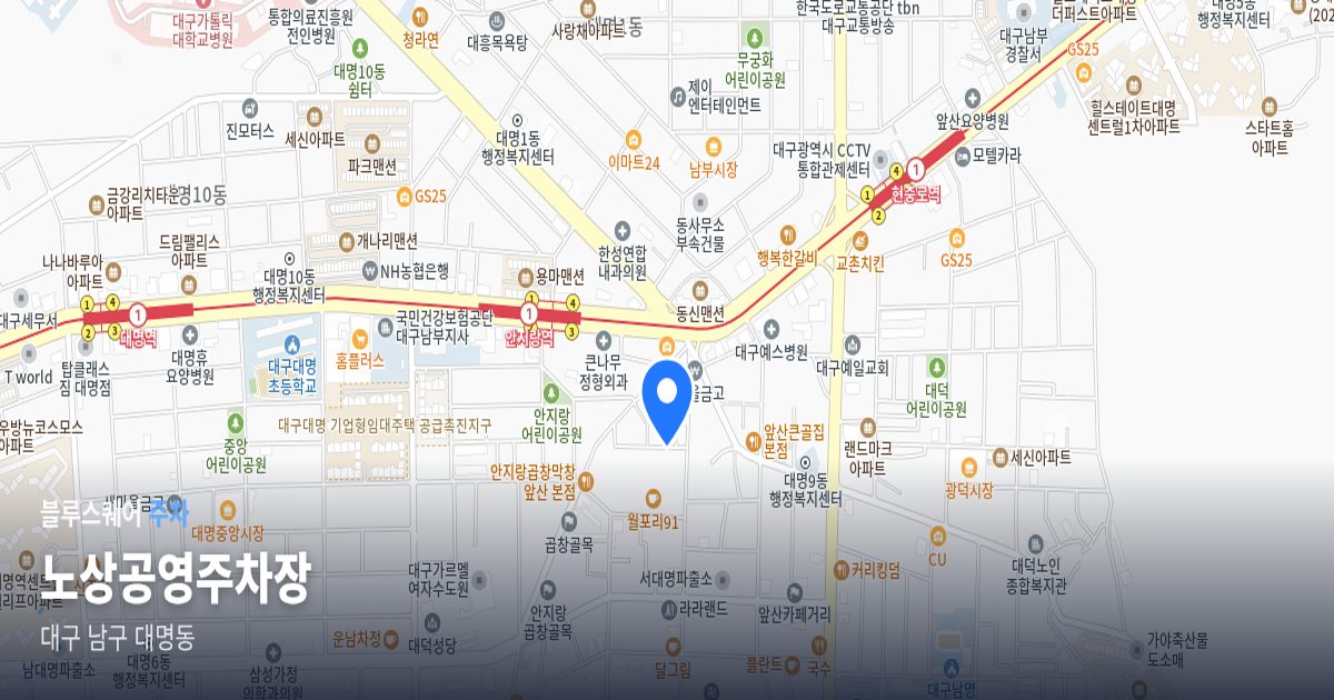 노상공영주차장 위치 지도