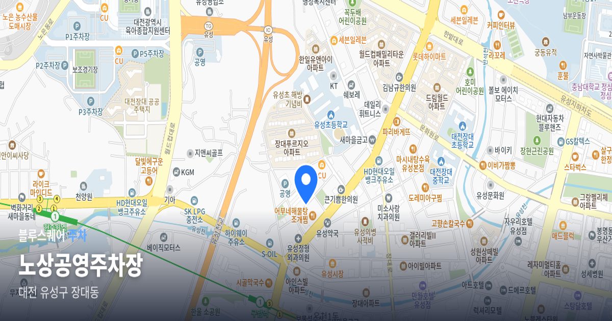 노상공영주차장 위치 지도