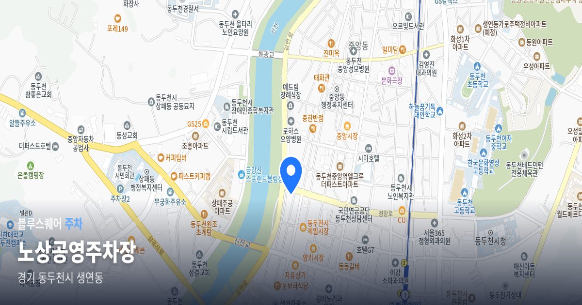 노상공영주차장 위치 지도