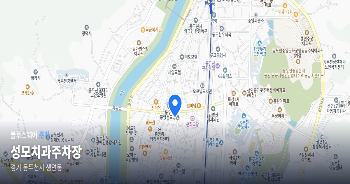 성모치과주차장 위치 지도