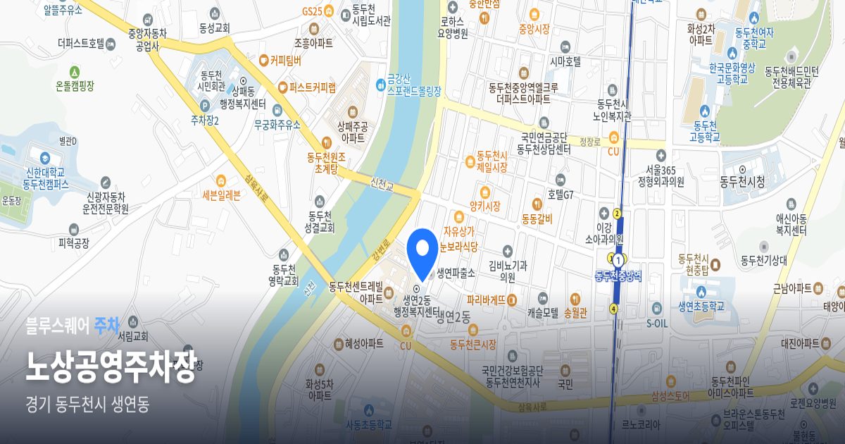 노상공영주차장 위치 지도