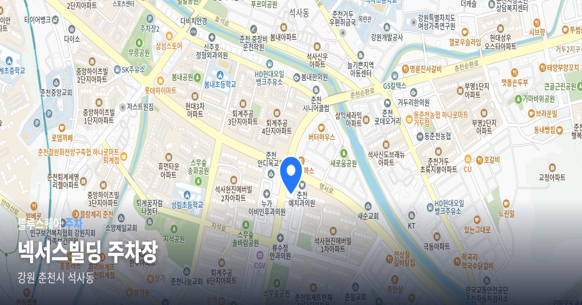 넥서스빌딩 주차장 위치 지도