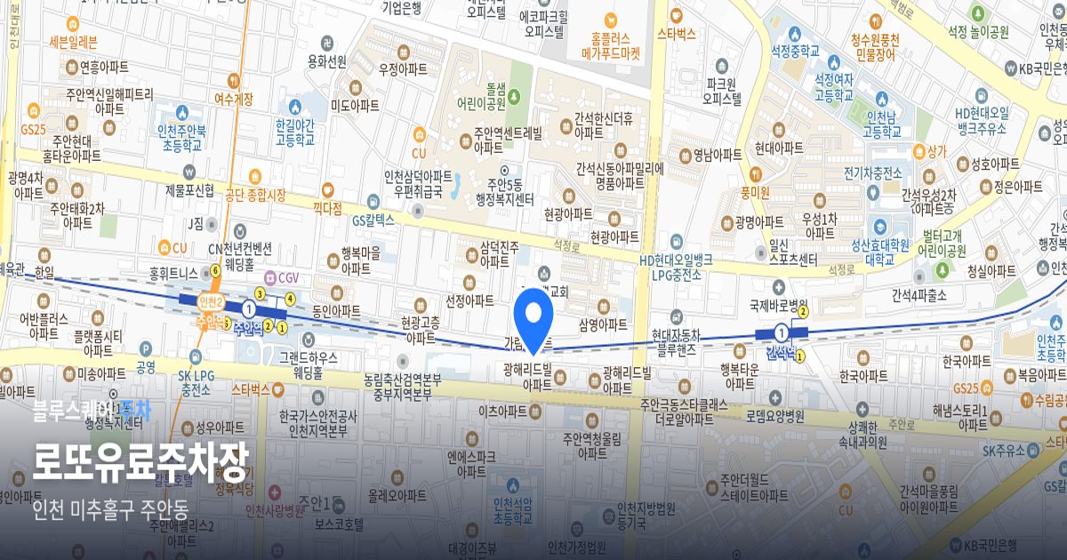 로또유료주차장 위치 지도
