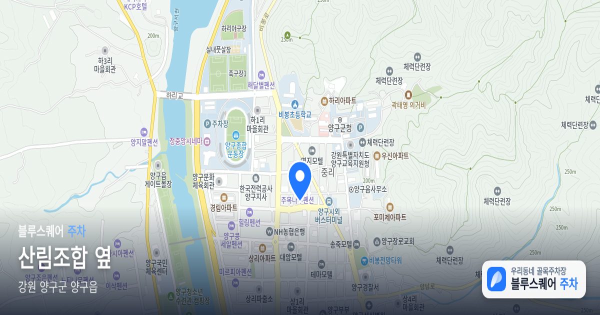 산림조합 옆 위치 지도