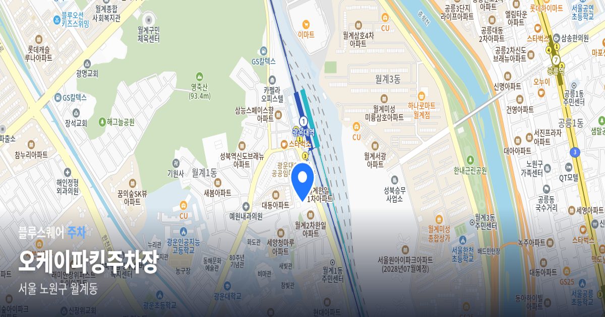 오케이파킹주차장 위치 지도