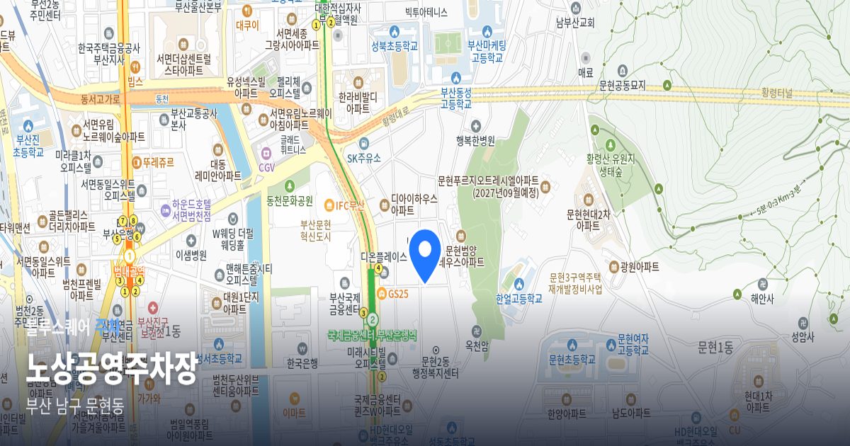 노상공영주차장 위치 지도