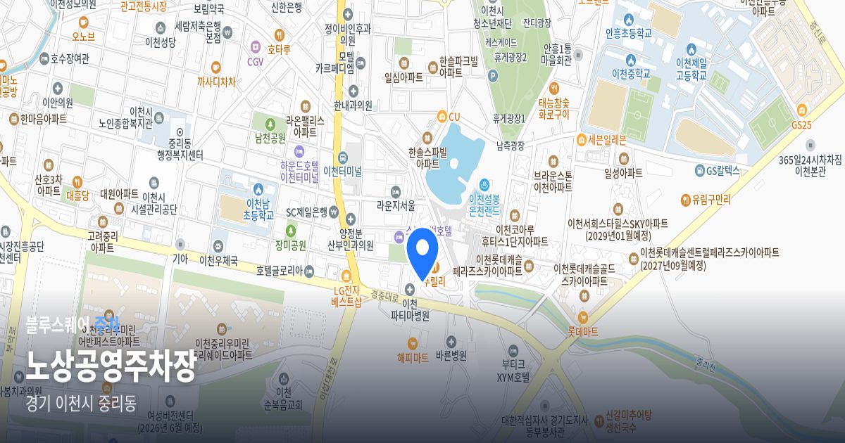 노상공영주차장 위치 지도
