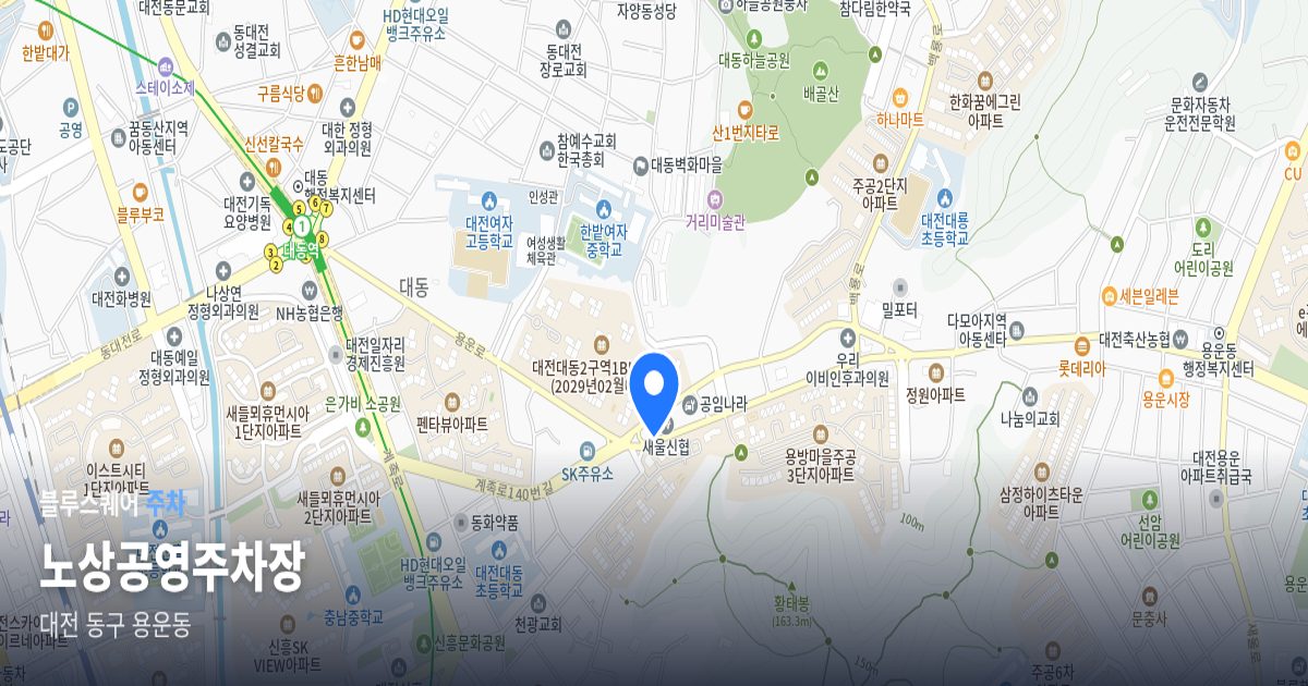 노상공영주차장 위치 지도