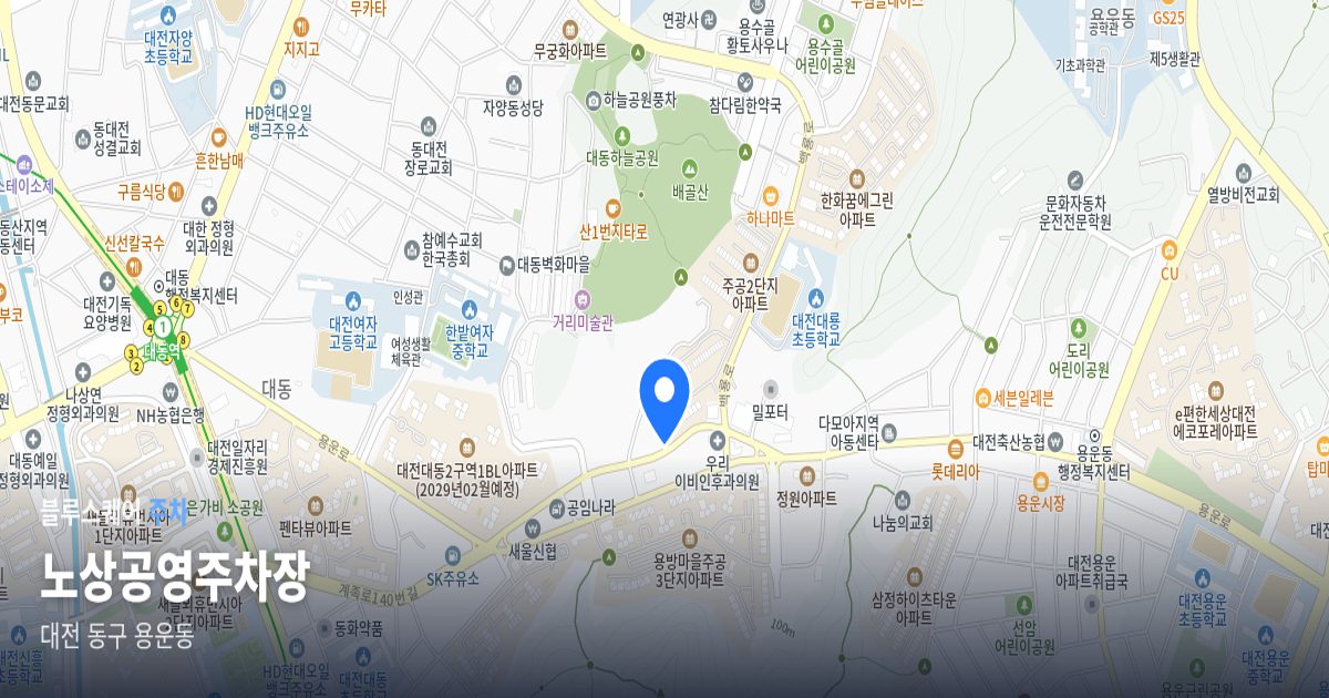노상공영주차장 위치 지도