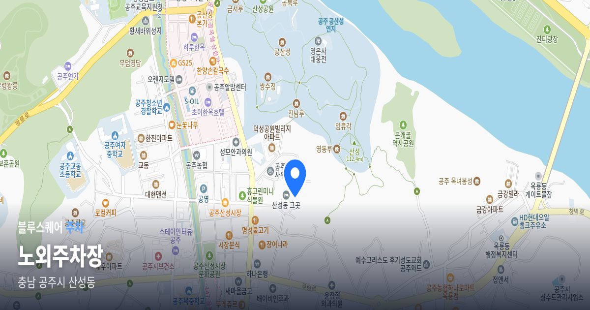 노외주차장 위치 지도