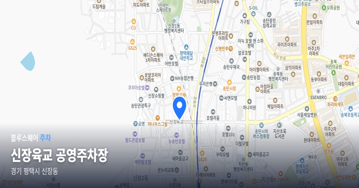 신장육교 공영주차장 위치 지도