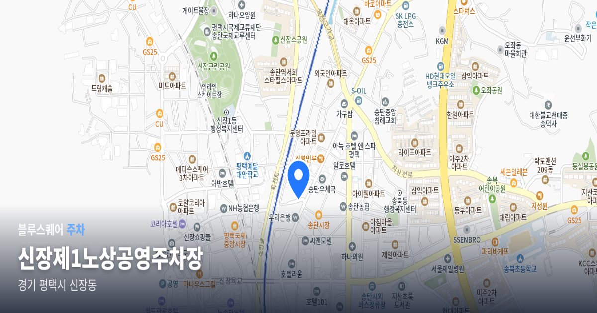 신장제1노상공영주차장 위치 지도