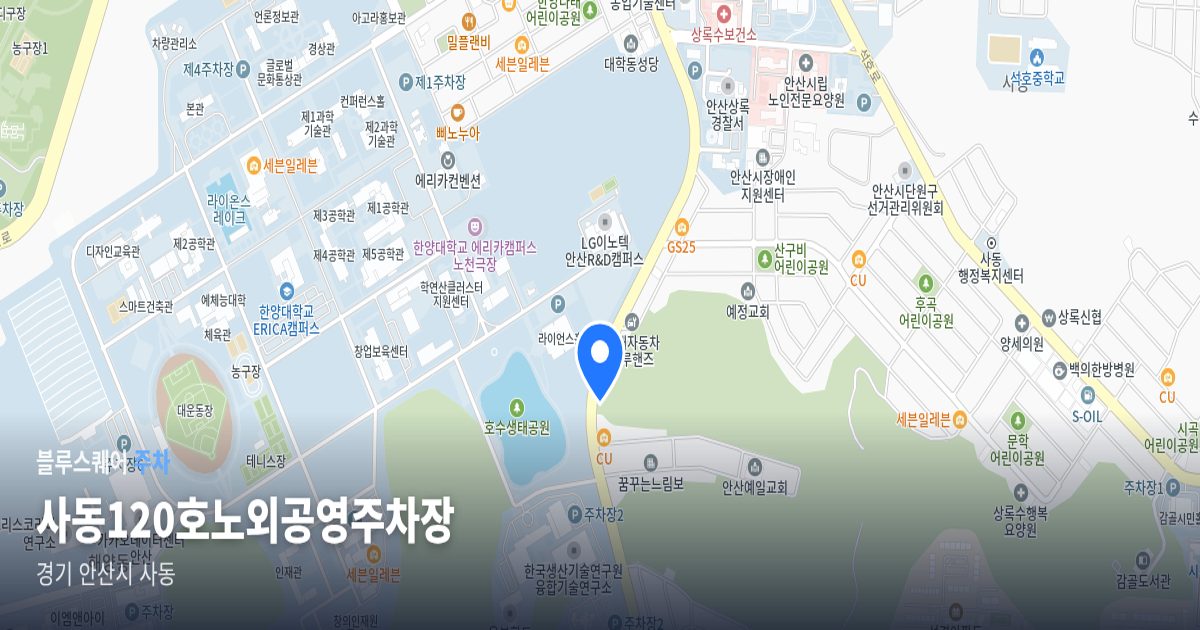 사동120호노외공영주차장 위치 지도