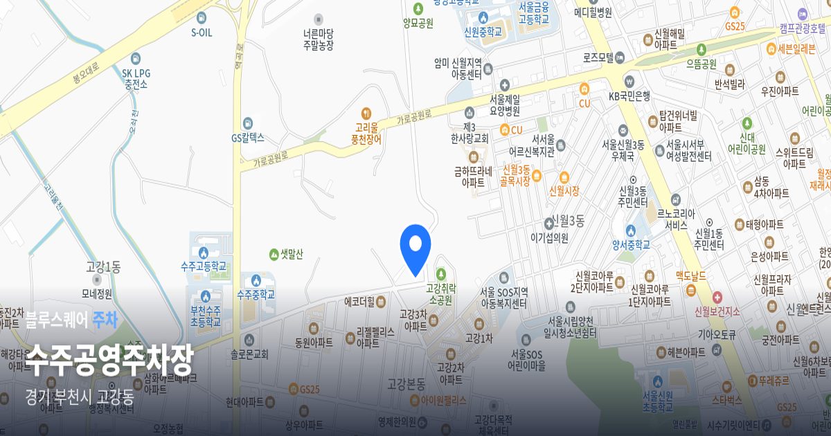 수주공영주차장 위치 지도
