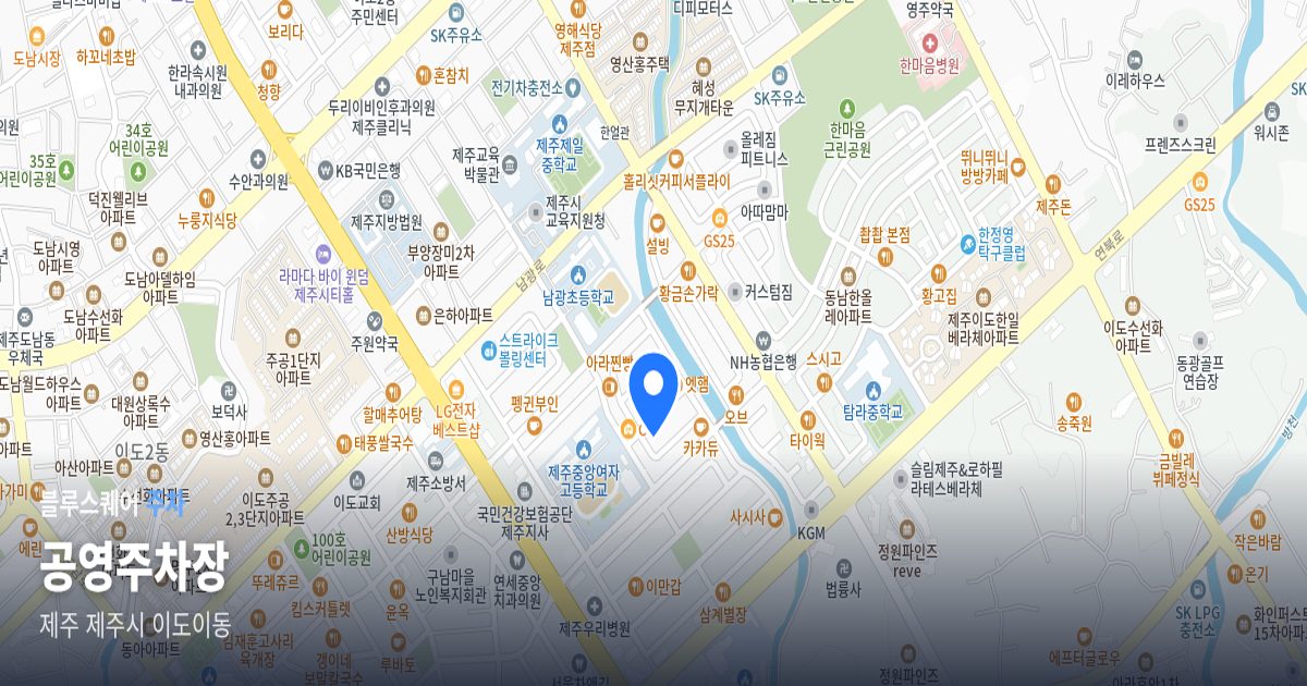 공영주차장 위치 지도
