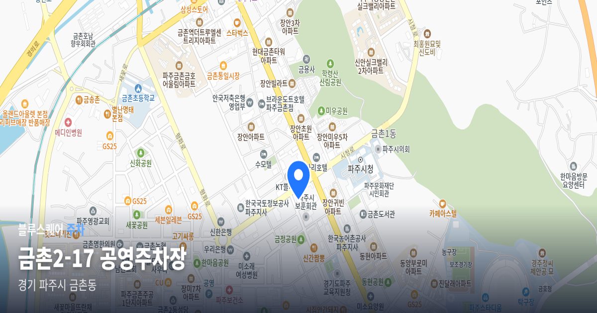 금촌2-17 공영주차장 위치 지도