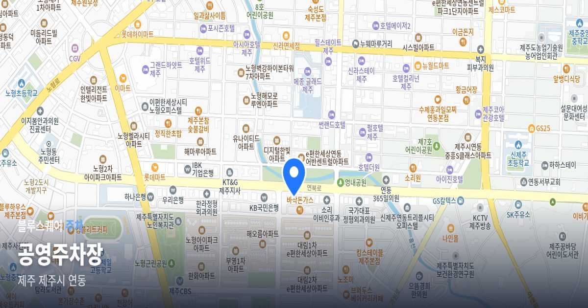 공영주차장 위치 지도