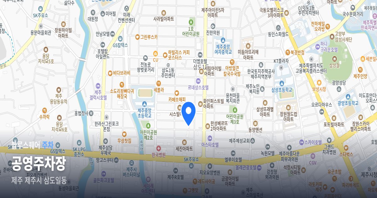 공영주차장 위치 지도