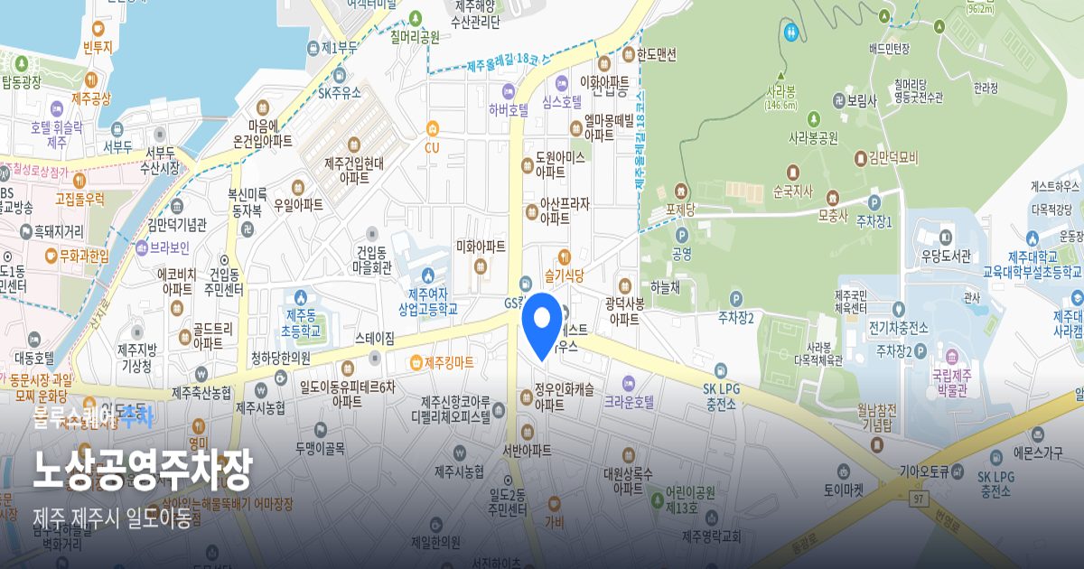 노상공영주차장 위치 지도