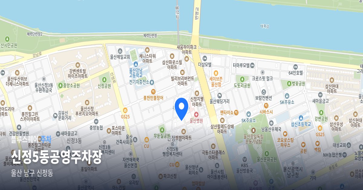 신정5동공영주차장 위치 지도