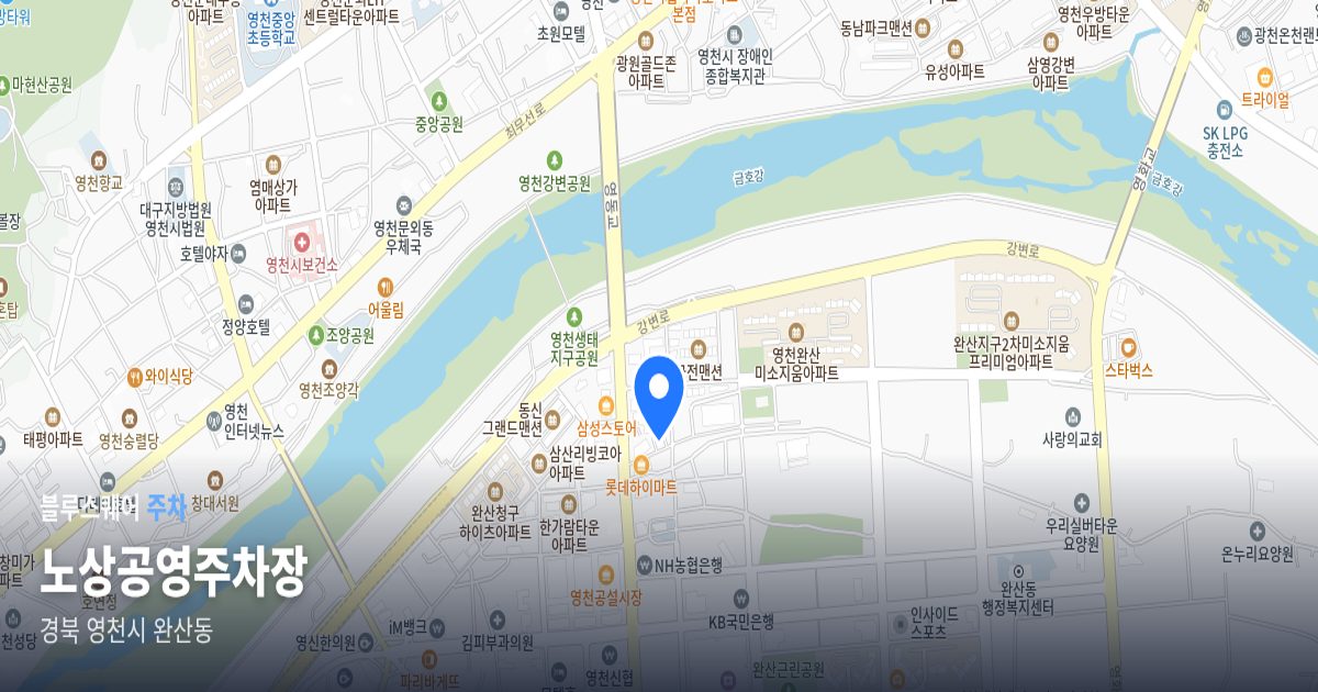 노상공영주차장 위치 지도
