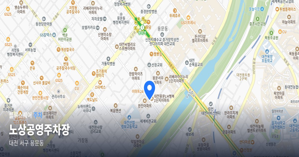 노상공영주차장 위치 지도