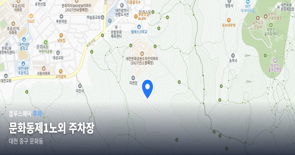 문화동제1노외 주차장 위치 지도
