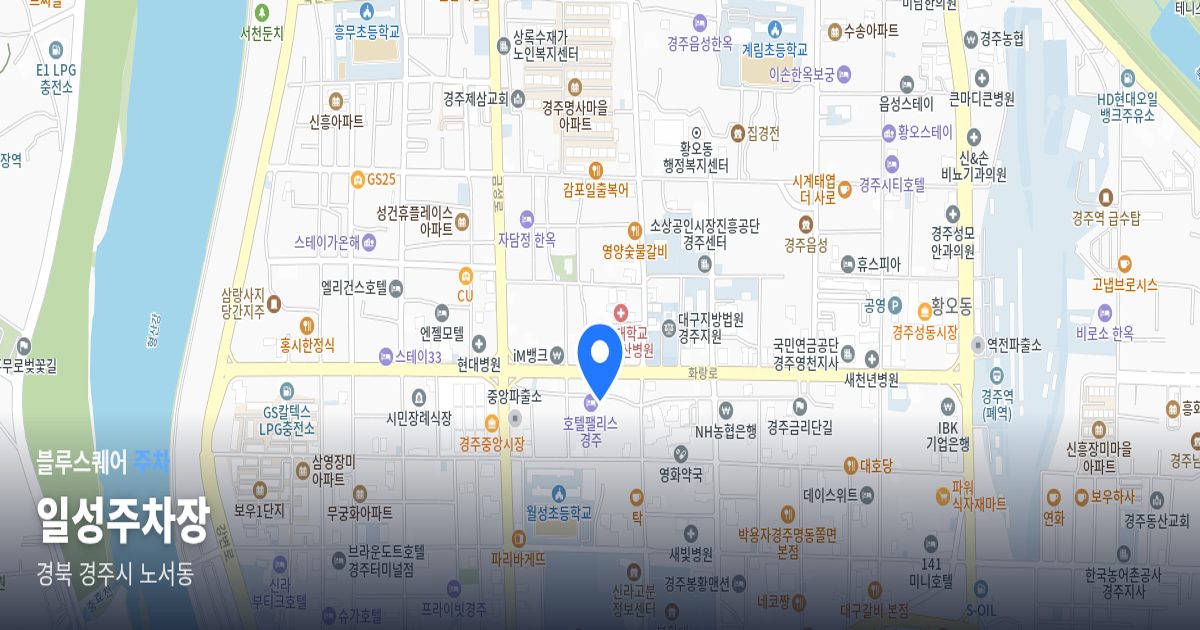 일성주차장 위치 지도