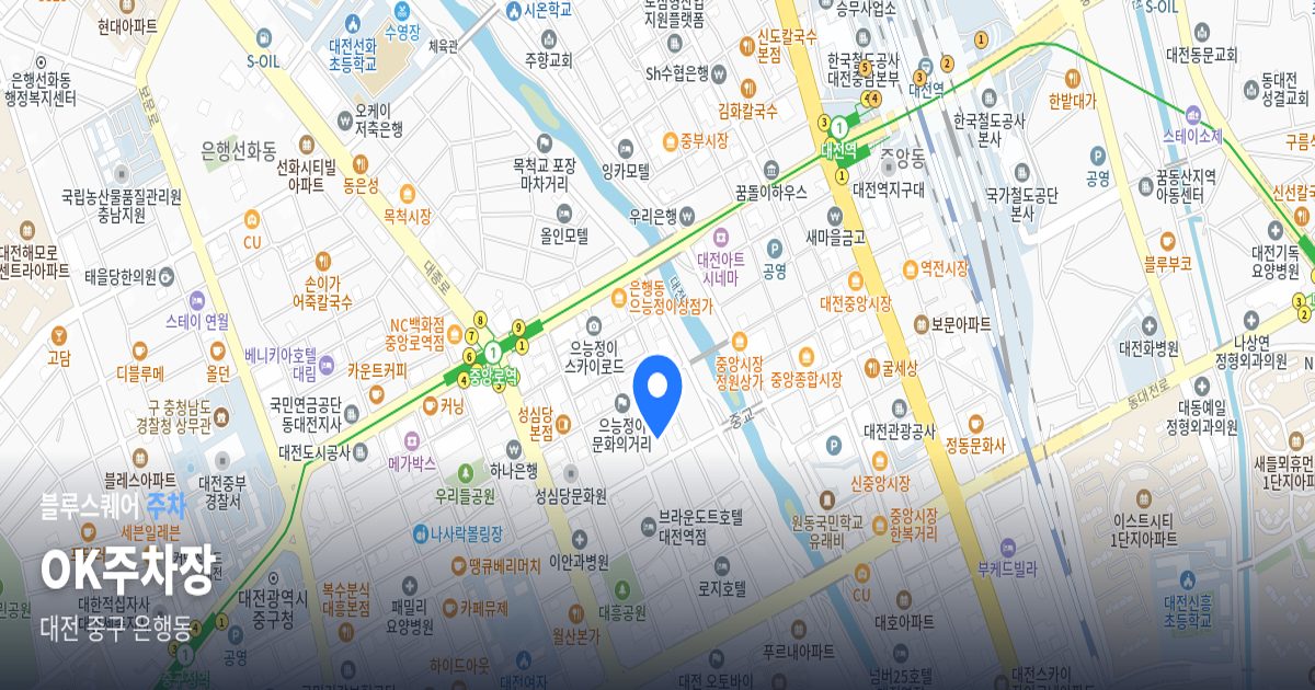 OK주차장 위치 지도