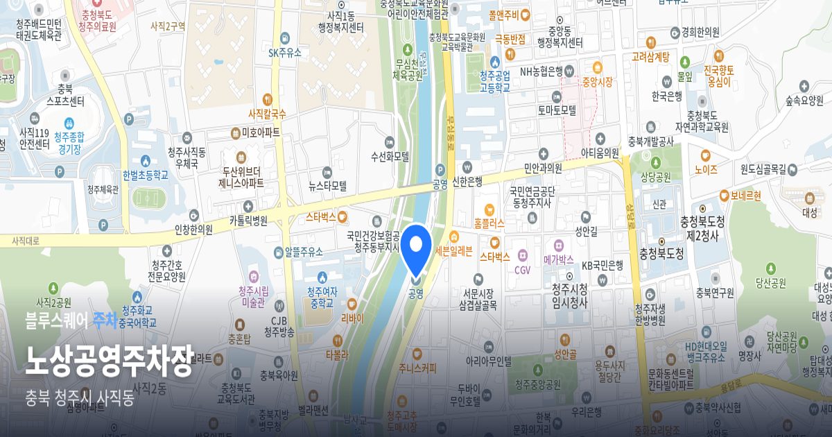 노상공영주차장 위치 지도