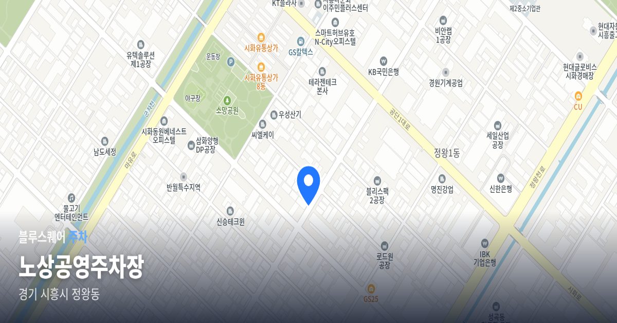 노상공영주차장 위치 지도