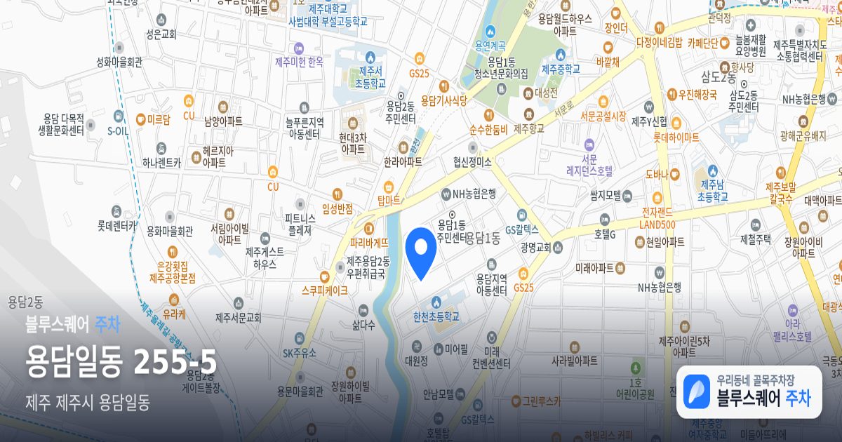 용담일동 255-5 위치 지도