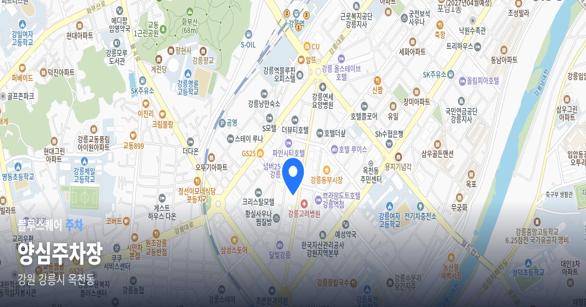 양심주차장 위치 지도