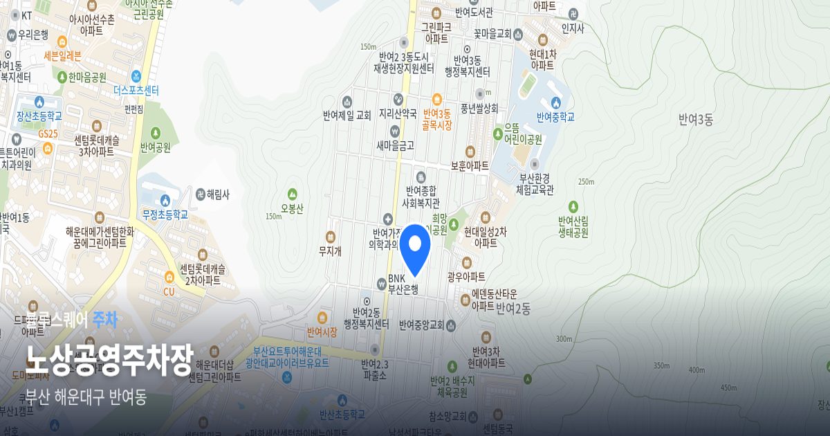 노상공영주차장 위치 지도