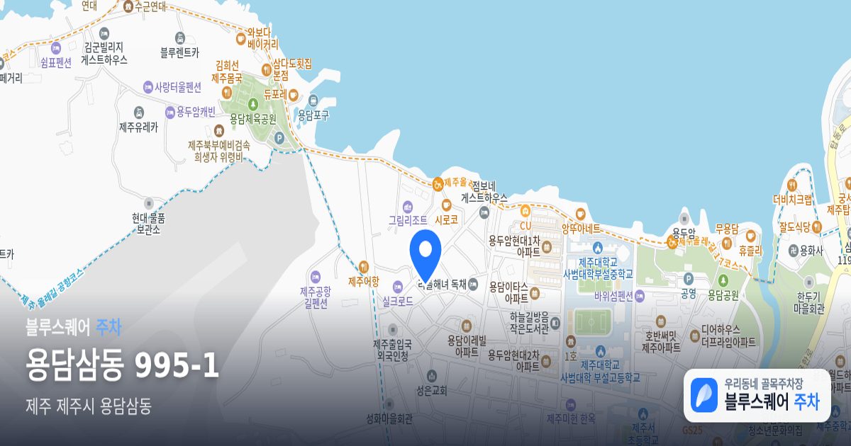 용담삼동 995-1 위치 지도