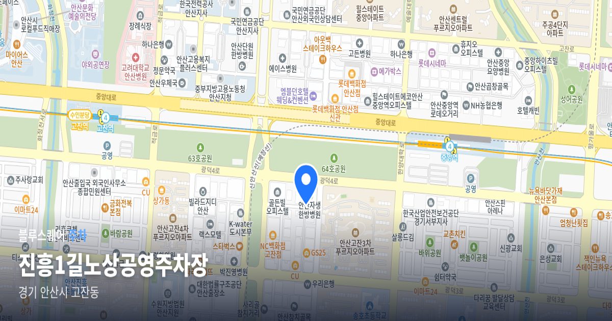 진흥1길노상공영주차장 위치 지도