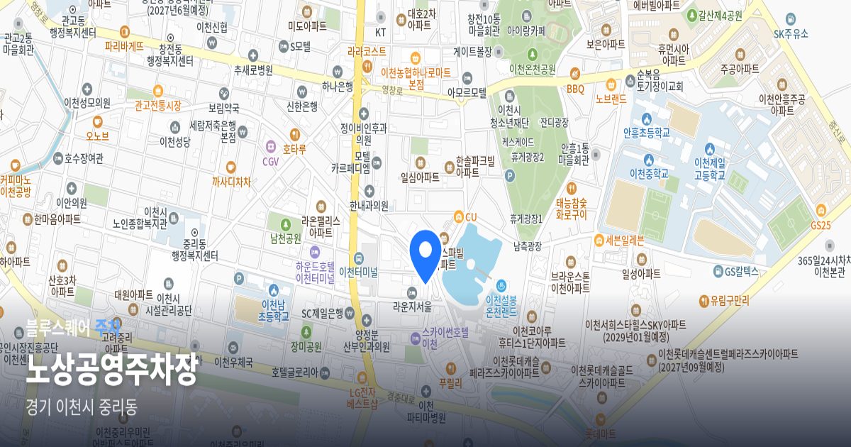 노상공영주차장 위치 지도