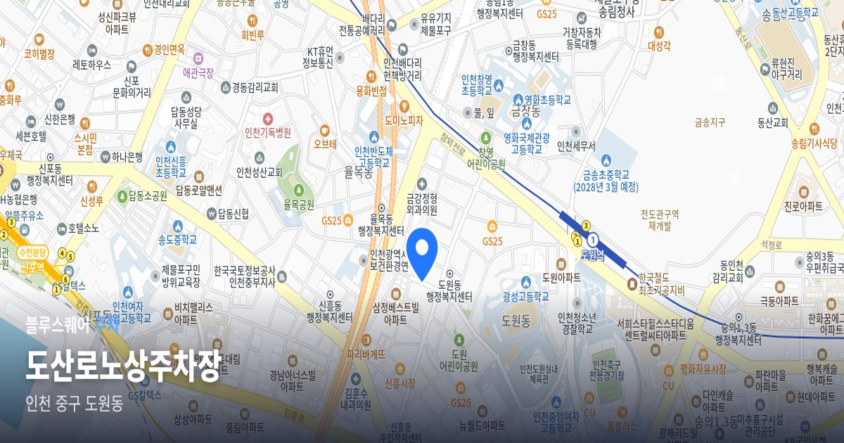 도산로노상주차장 위치 지도