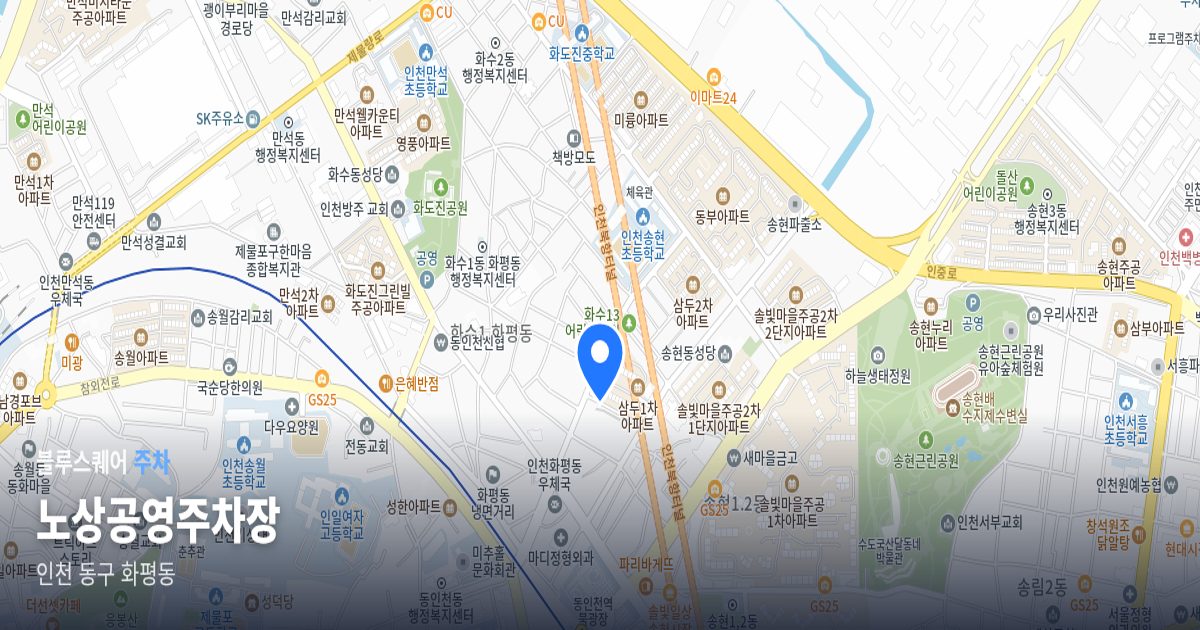 노상공영주차장 위치 지도